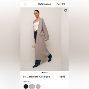 Reformation Bri Cashmere Cardigan